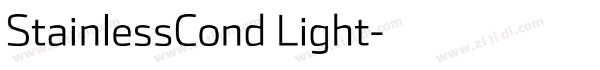 StainlessCond Light字体转换 StainlessCond Light字体转换